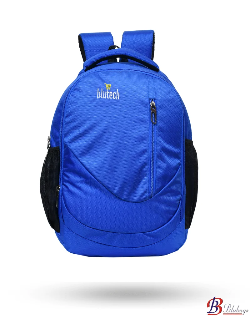 BLUTECH Polyester 36 Liters Waterproof Royal Blue School Backpack :  Amazon.in: Fashion